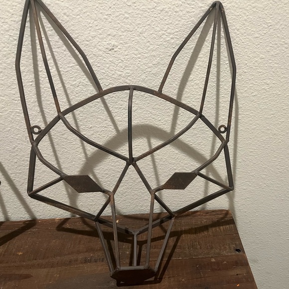 Hobby Lobby Geometric Bear and Fox Wall Decor - Black - Picture 3 of 4